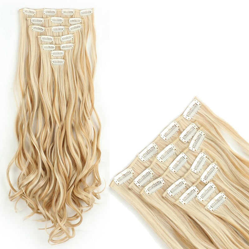 Women's Curly Hair Extensions 22 Inch High-Temperature Fiber