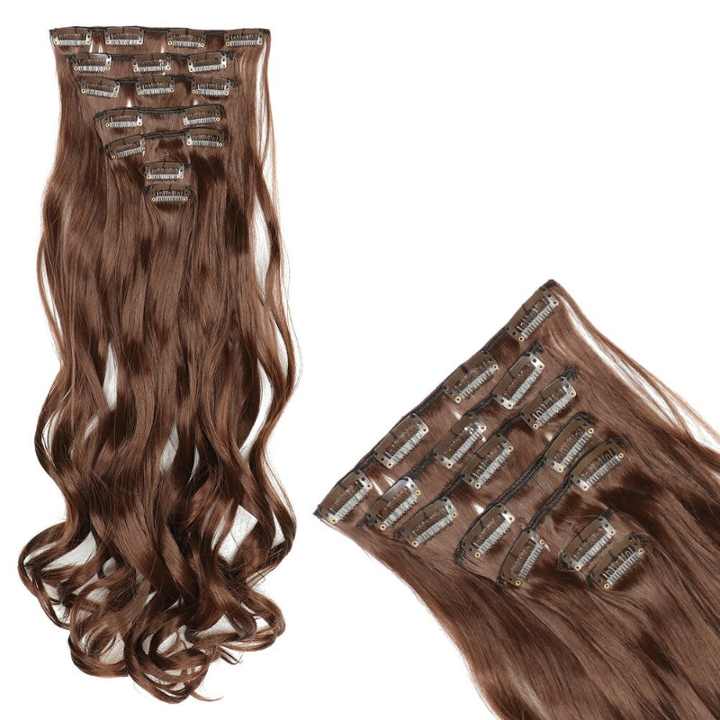 Women's Curly Hair Extensions 22 Inch High-Temperature Fiber