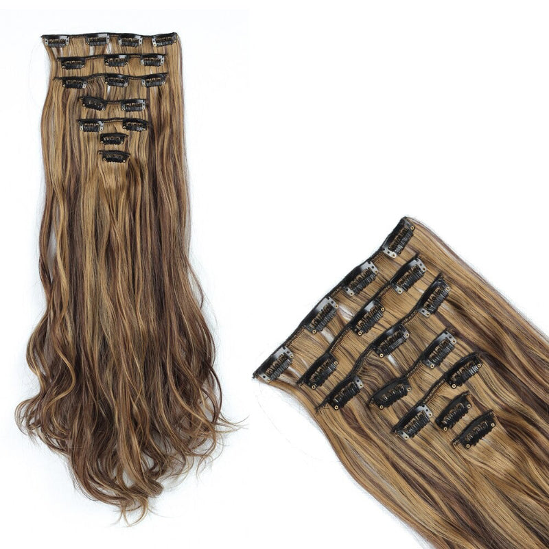 Women's Curly Hair Extensions 22 Inch High-Temperature Fiber