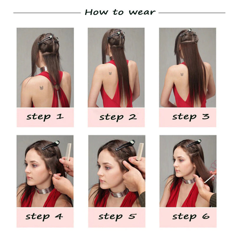 Women's Curly Hair Extensions 22 Inch High-Temperature Fiber