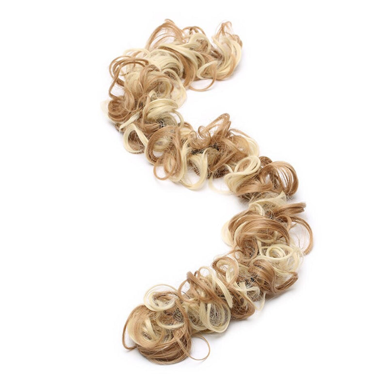 Women's Curly Hair Extensions Brown High-Temperature Fiber