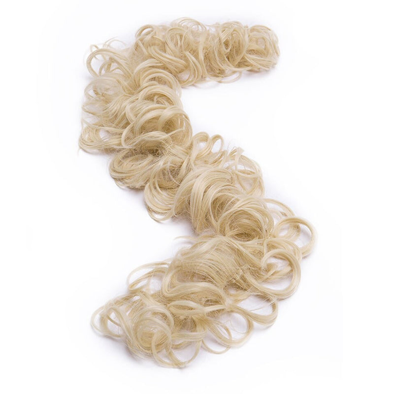 Women's Curly Hair Extensions Brown High-Temperature Fiber