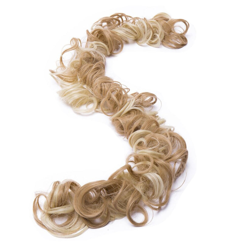 Women's Curly Hair Extensions Brown High-Temperature Fiber