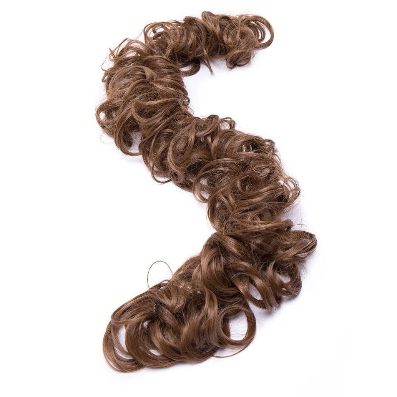 Women's Curly Hair Extensions Brown High-Temperature Fiber