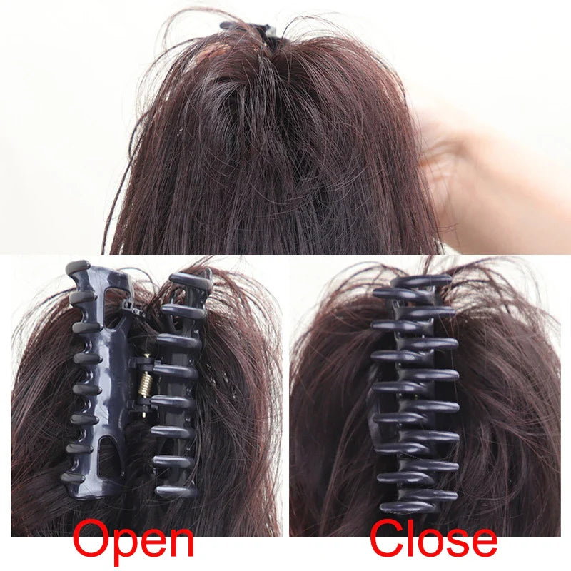 Women's Curly Ponytail Extensions 12 Inch Synthetic Clip In Hair