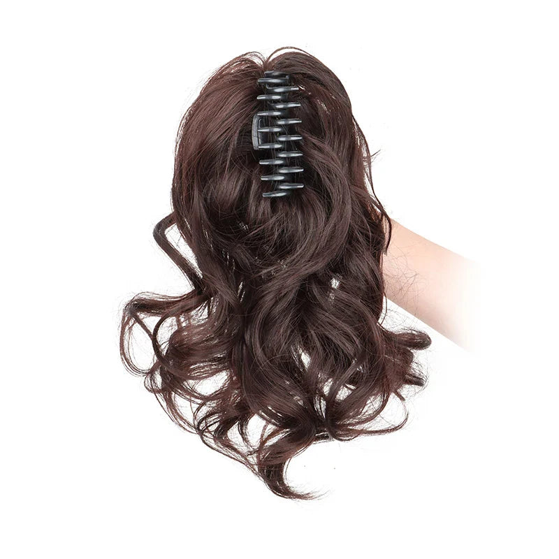 Women's Curly Ponytail Extensions 12 Inch Synthetic Clip In Hair