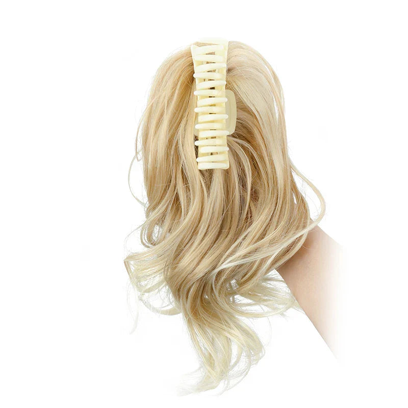 Women's Curly Ponytail Extensions 12 Inch Synthetic Clip In Hair