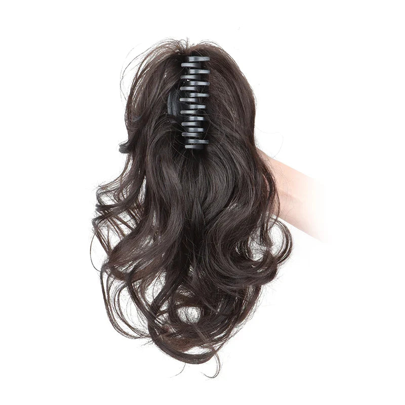 Women's Curly Ponytail Extensions 12 Inch Synthetic Clip In Hair