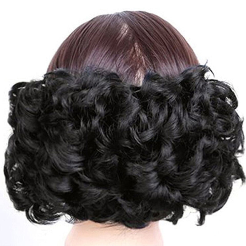 Women's Curly Wig Brown High-Temperature Fiber