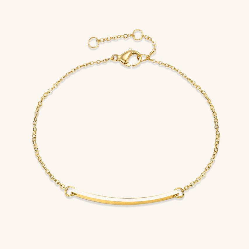 Women's Gold Bracelet 14k Gold Plated Stainless Steel Elegant Accessory