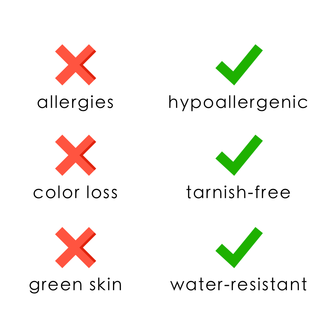 Women's Gold Bracelet 14k Gold Plated Stainless Steel Elegant Accessory