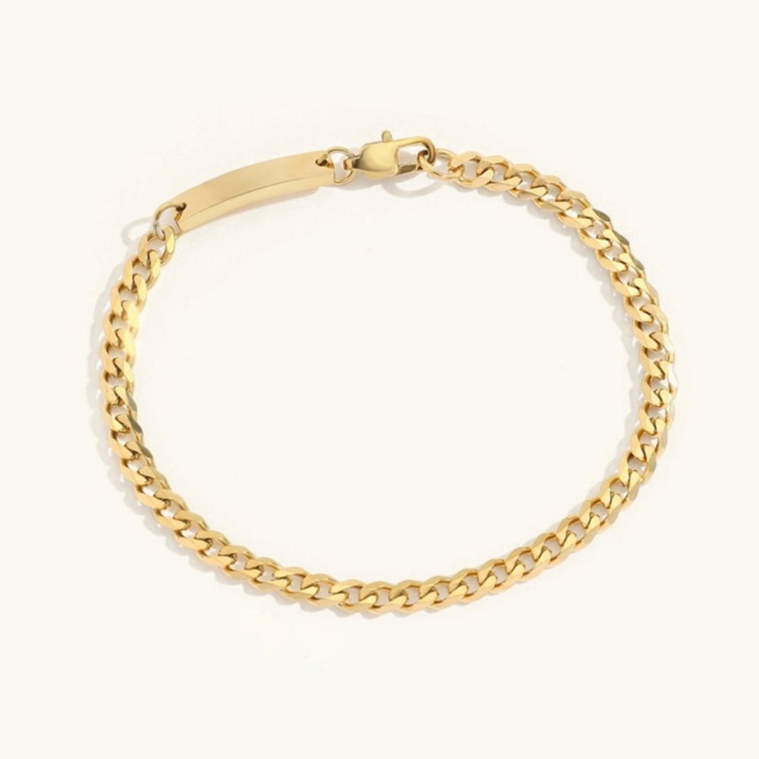 Women's Gold Bracelet 14k Gold Stainless Steel Chain