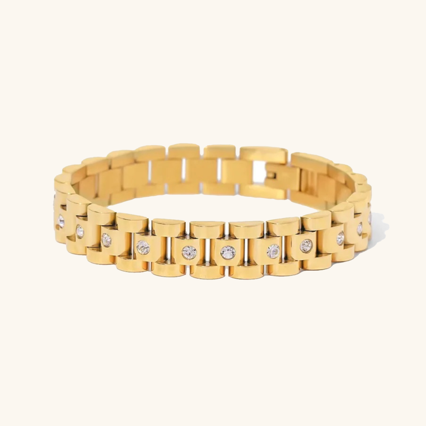 Women's Gold Bracelet 18k Gold Stainless Steel