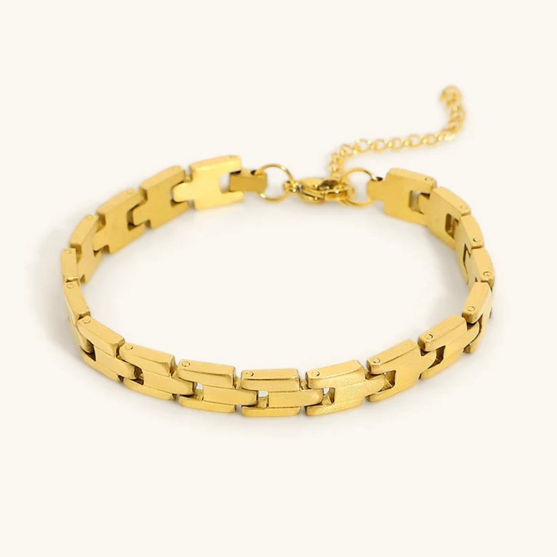 Women's Gold Bracelet Waterproof Stainless Steel 18k Gold