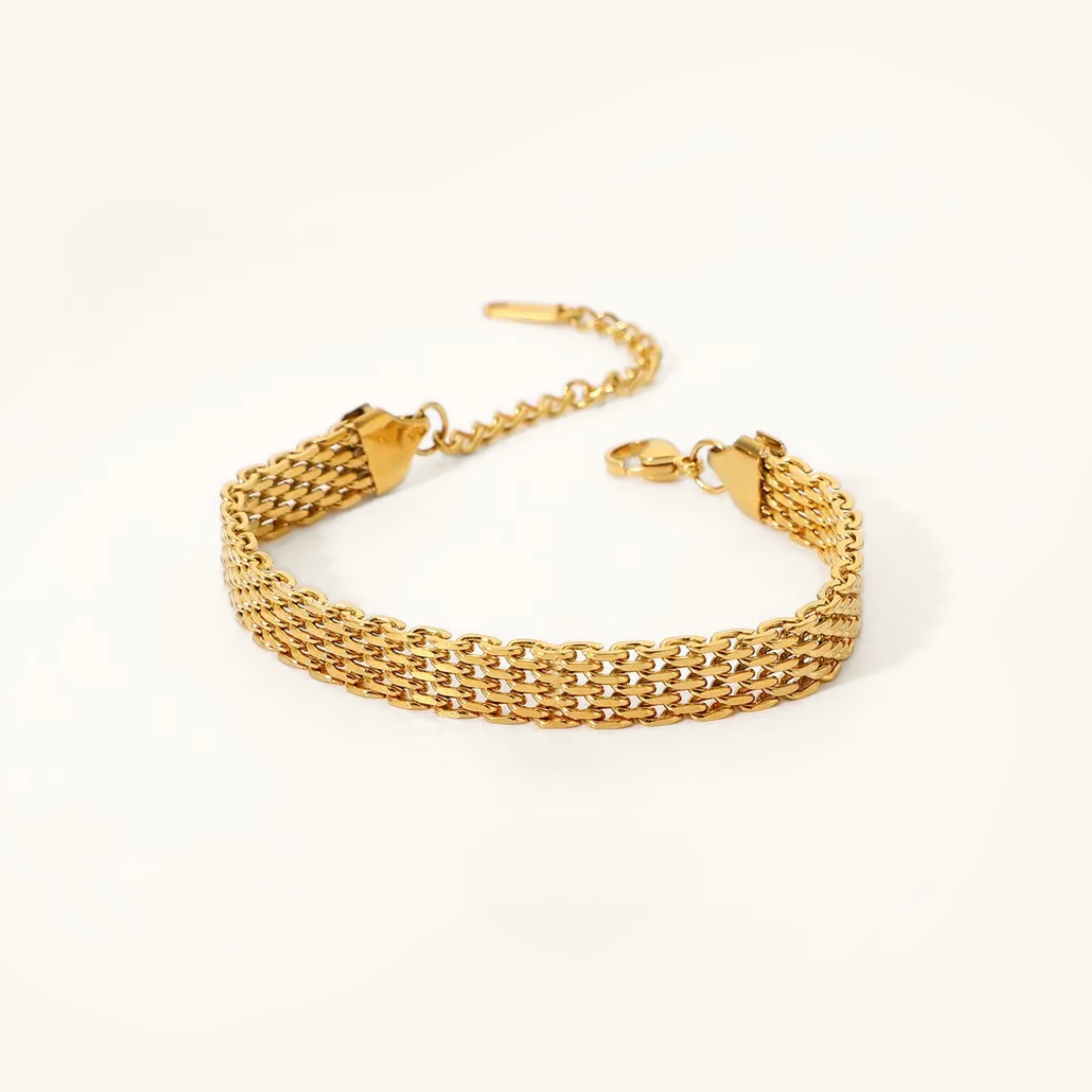 Women's Gold Chain Bracelet Stainless Steel 18k Gold