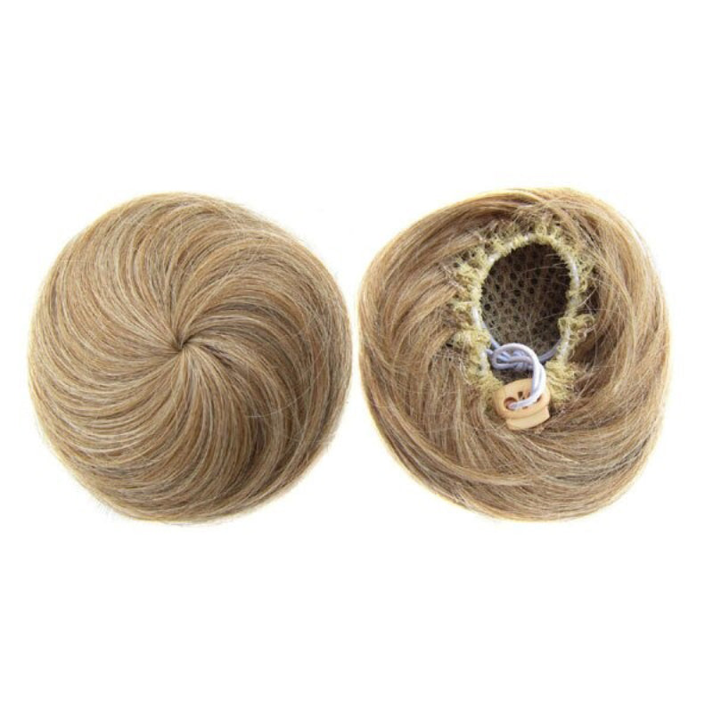 Women's Hair Bun Extension Brown High-Temperature Fiber