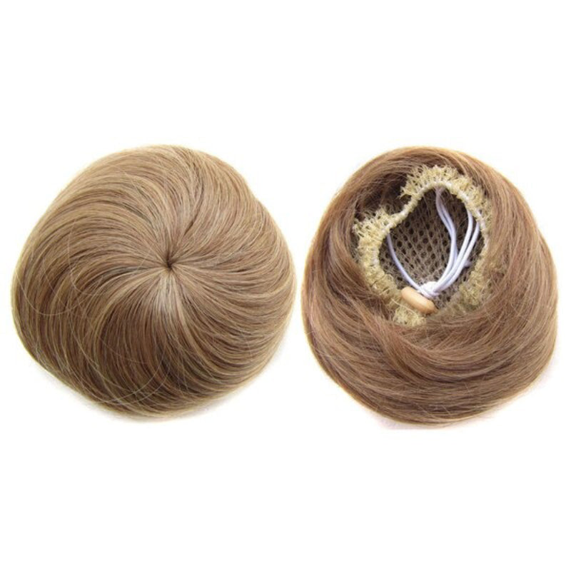 Women's Hair Bun Extension Brown High-Temperature Fiber