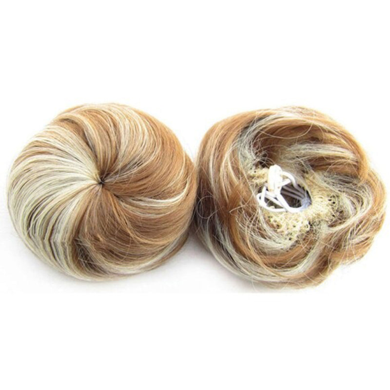 Women's Hair Bun Extension Brown High-Temperature Fiber