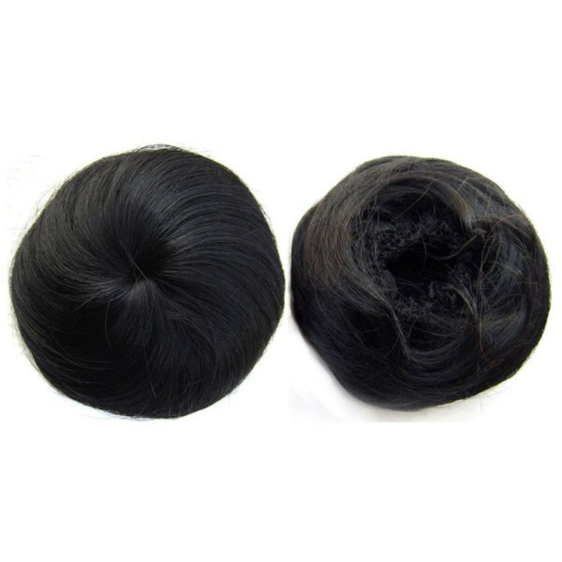 Women's Hair Bun Extension Brown High-Temperature Fiber