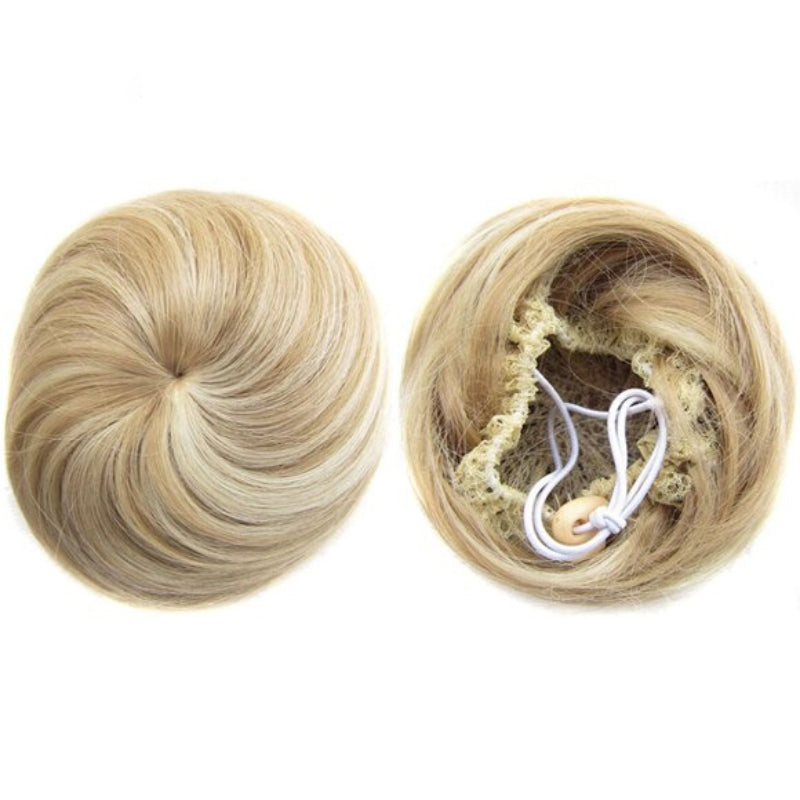Women's Hair Bun Extension Brown High-Temperature Fiber