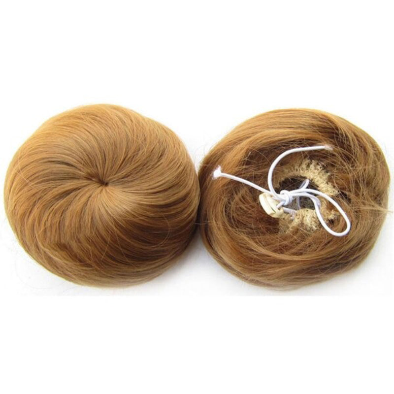 Women's Hair Bun Extension Brown High-Temperature Fiber