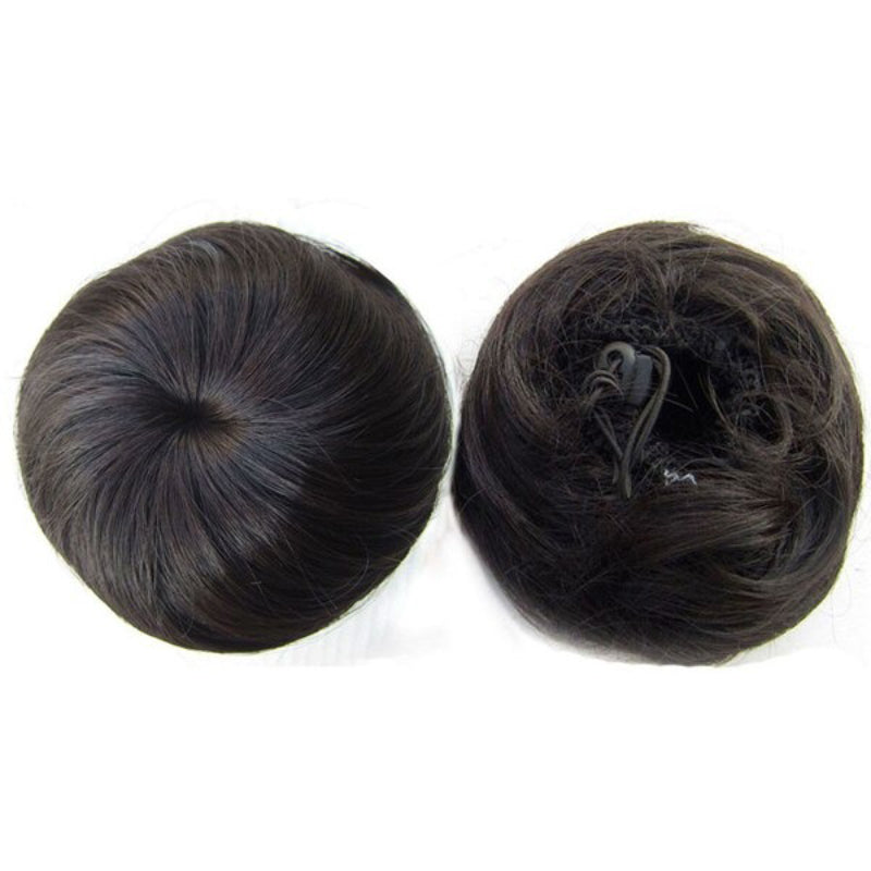 Women's Hair Bun Extension Brown High-Temperature Fiber