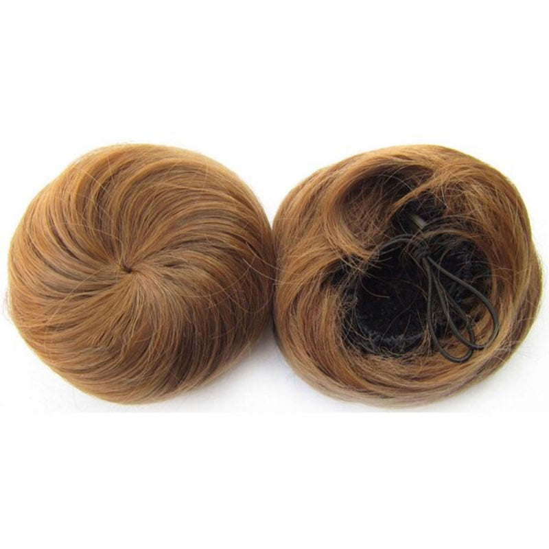 Women's Hair Bun Extension Brown High-Temperature Fiber