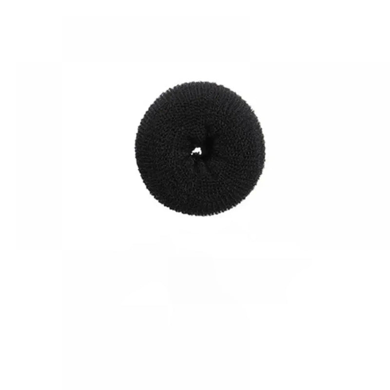 Women's Hair Bun Maker Black Cloth