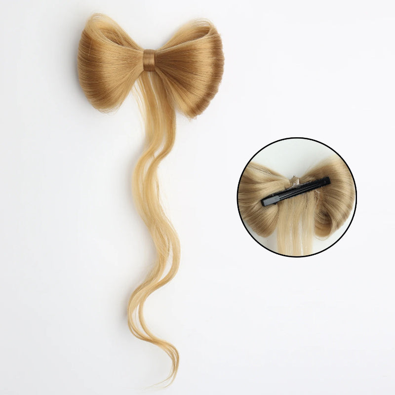 Women's Hair Extension Natural Wave Brown Clip-In Ponytail