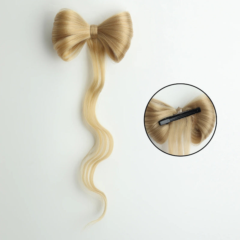 Women's Hair Extension Natural Wave Brown Clip-In Ponytail
