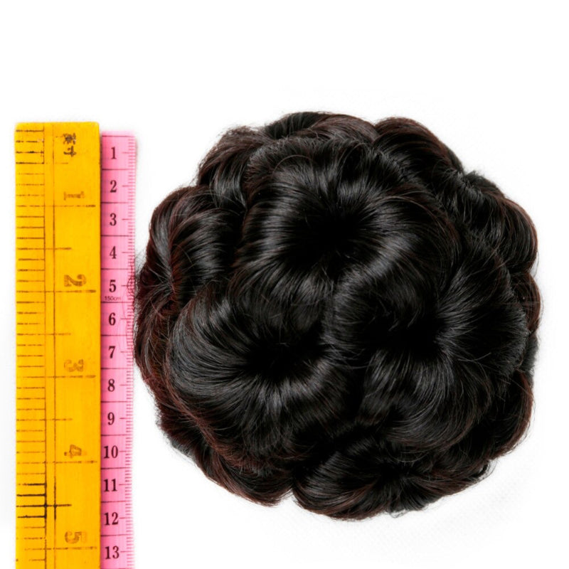 Women's Hair Extensions Flower Shape Synthetic Hair Bun Scrunchie