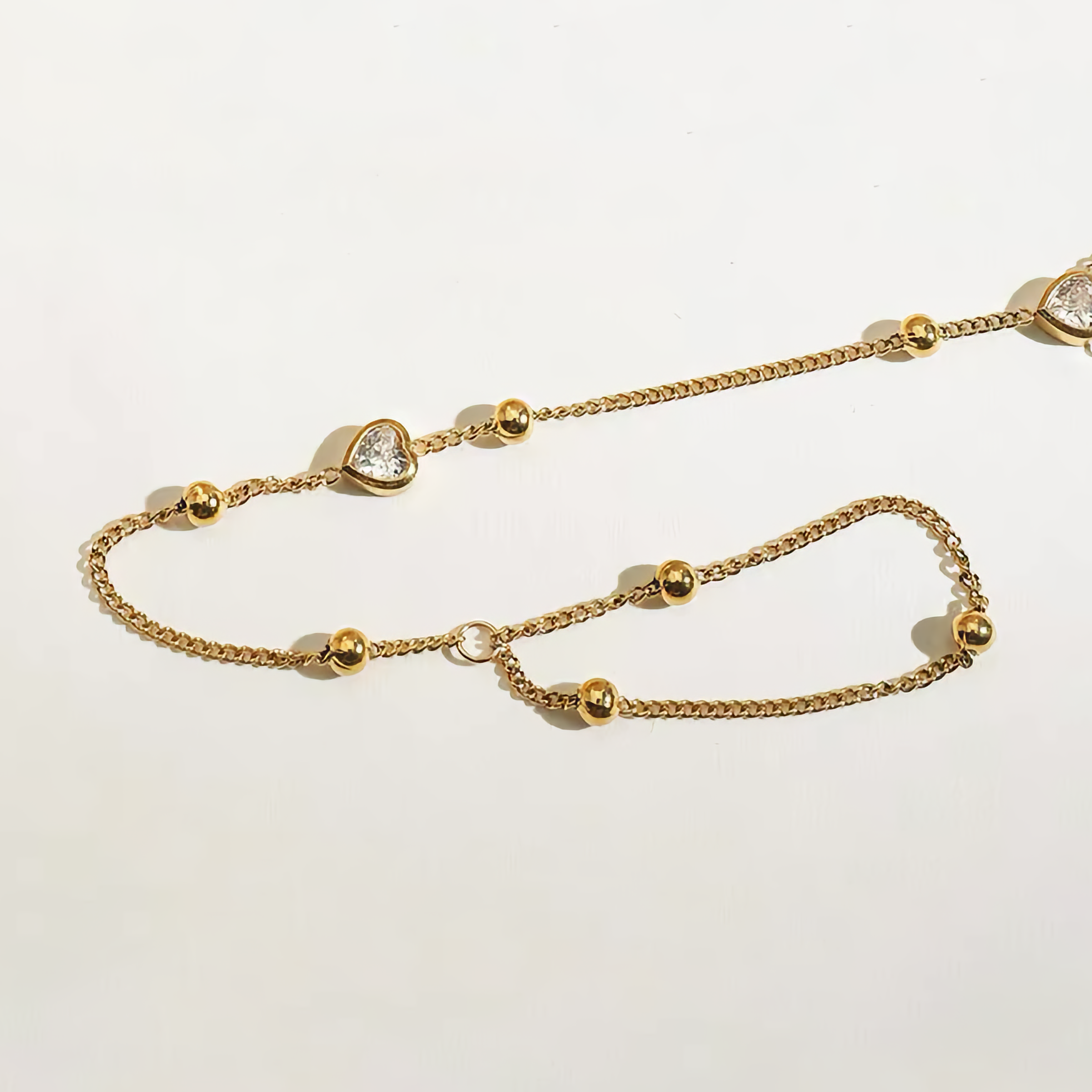 Women's Hand Chain Gold Stainless Steel-Plated 18k