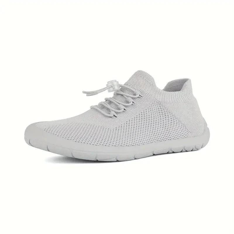 Women’s Lightweight Slip-On Sneakers with Breathable Mesh and Elastic Lace Closure for Casual Wear