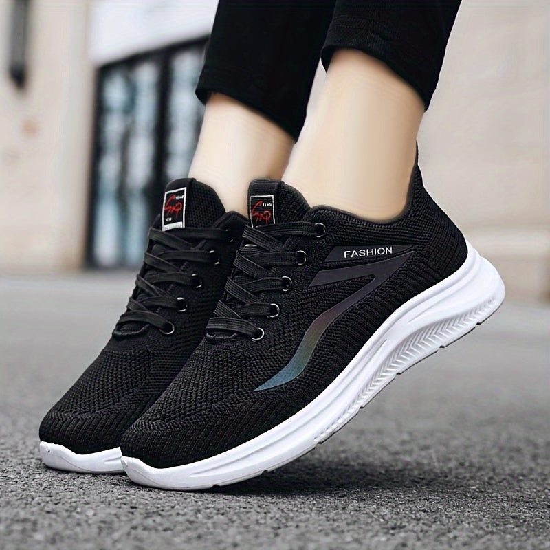 Women's Lightweight Sport Trainers with Breathable Mesh and Cushioned Sole