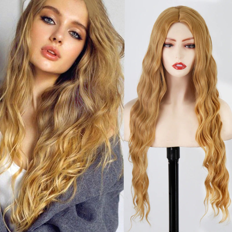 Women's Long Wavy Wig Heat-Resistant Synthetic Hair