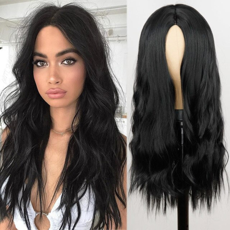 Women's Long Wavy Wig Heat-Resistant Synthetic Hair