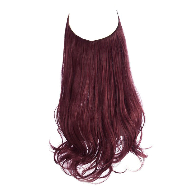 Women's Ombre Hair Wig Extensions Soft Wavy High-Temperature Fiber
