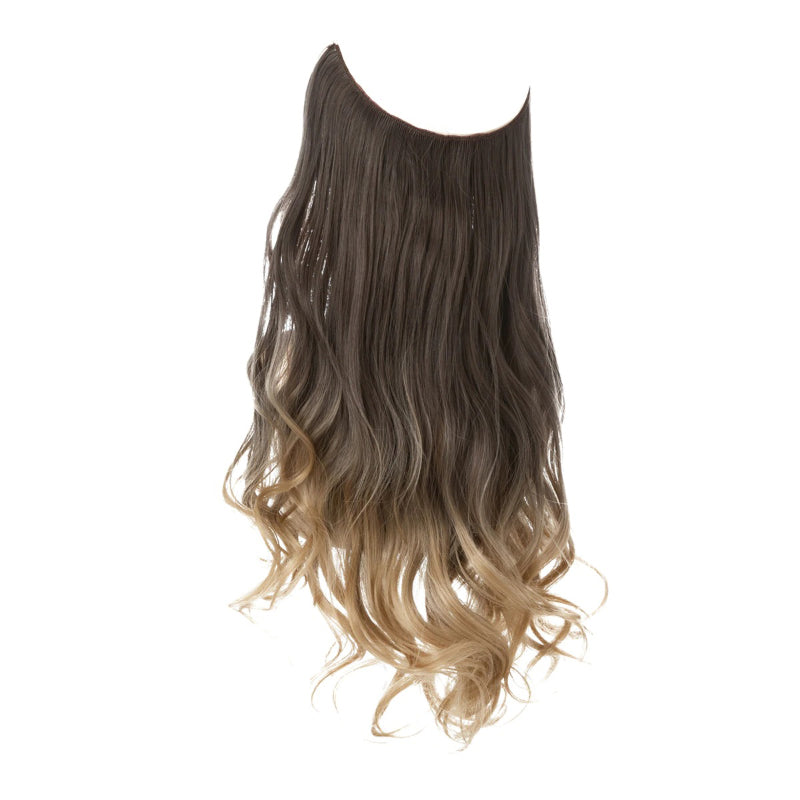 Women's Ombre Hair Wig Extensions Soft Wavy High-Temperature Fiber