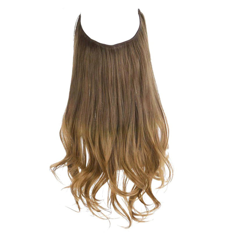 Women's Ombre Hair Wig Extensions Soft Wavy High-Temperature Fiber