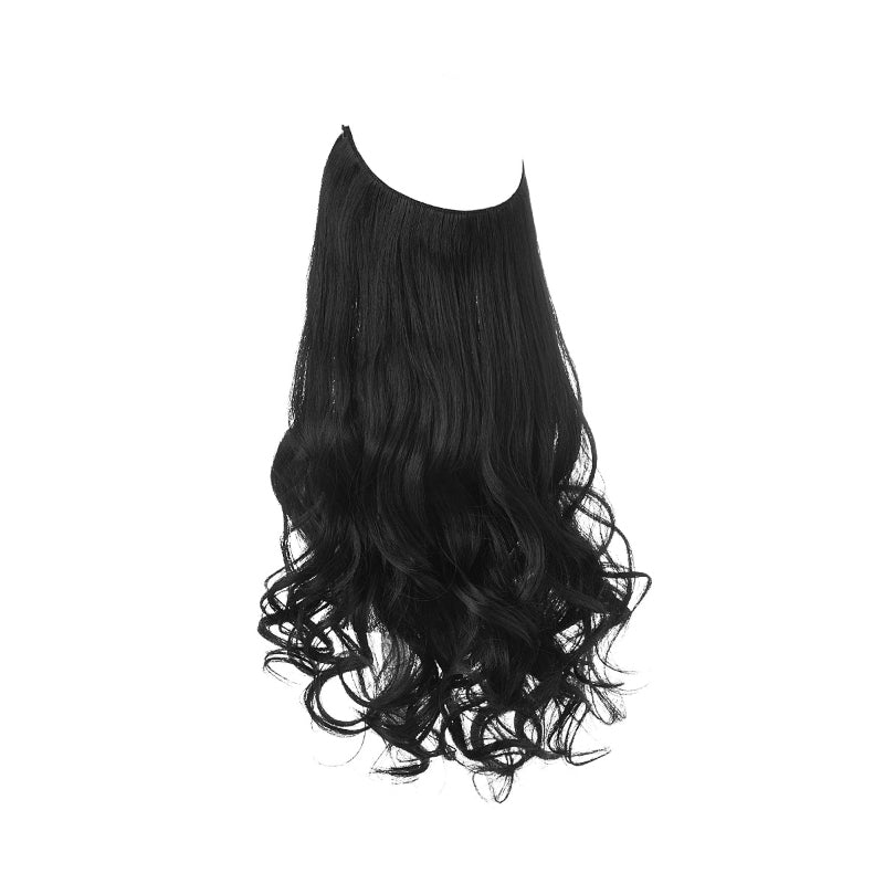 Women's Ombre Hair Wig Extensions Soft Wavy High-Temperature Fiber