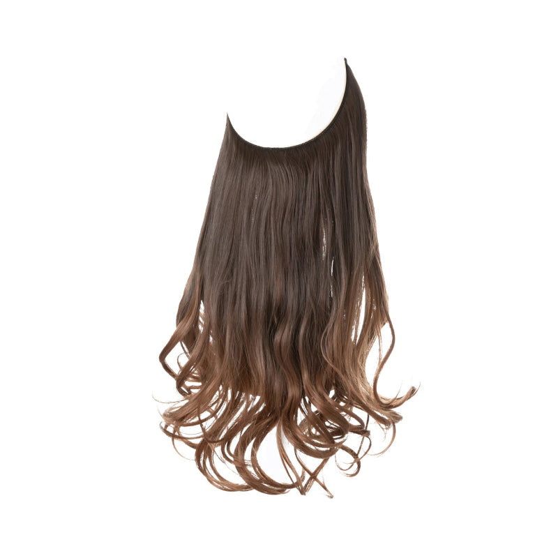 Women's Ombre Hair Wig Extensions Soft Wavy High-Temperature Fiber