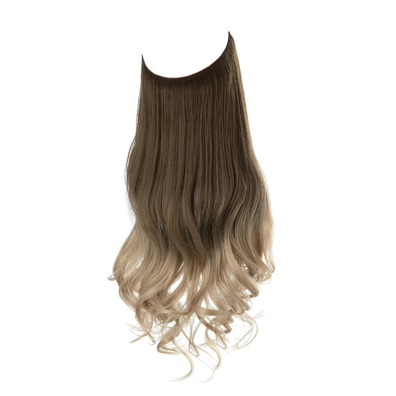 Women's Ombre Hair Wig Extensions Soft Wavy High-Temperature Fiber