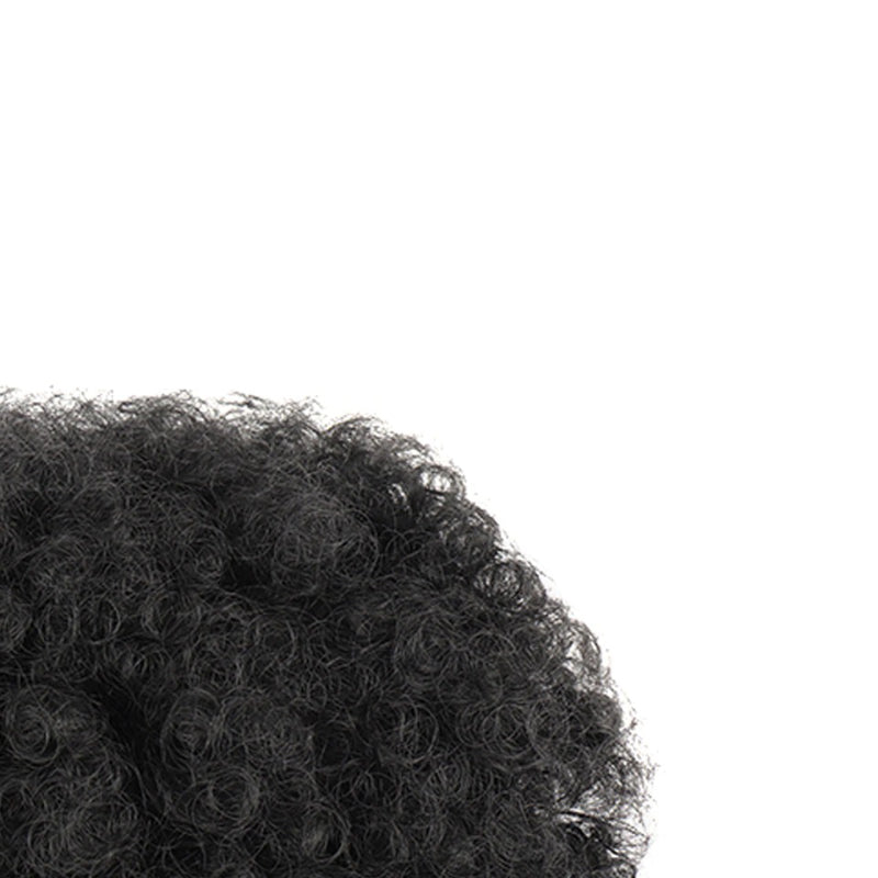 Women's Ponytail Extension Black Kinky Fiber Hair Extensions