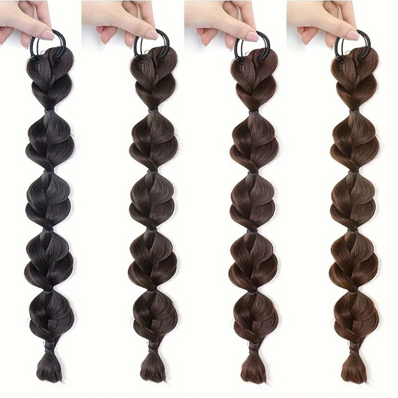 Women's Ponytail Extension Brown High-Temperature Fiber 40cm