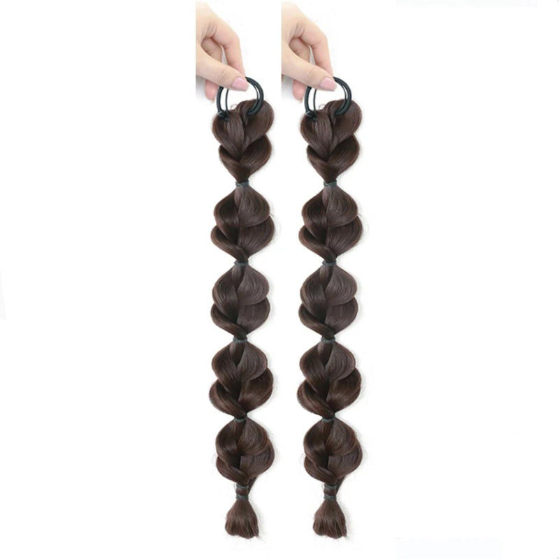 Women's Ponytail Extension Brown High-Temperature Fiber 40cm