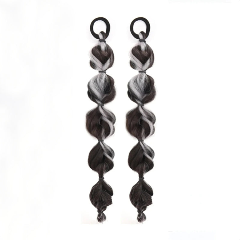 Women's Ponytail Extension Brown High-Temperature Fiber 40cm