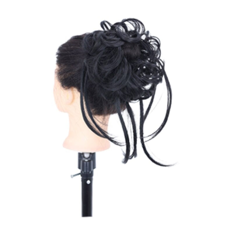 Women's Ponytail Extension Brown High-Temperature Fiber Messy Curly Hair