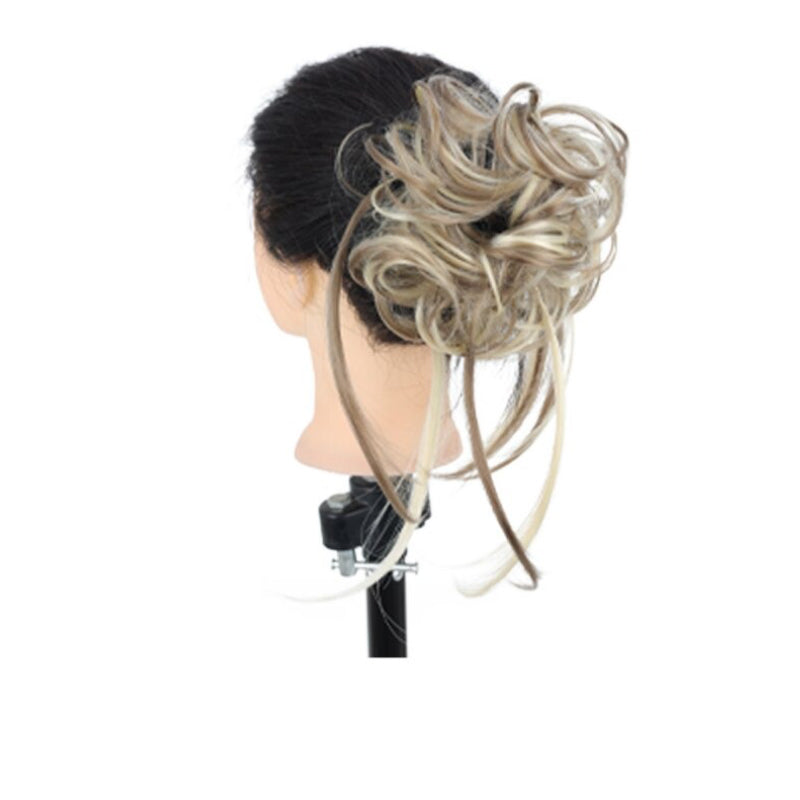 Women's Ponytail Extension Brown High-Temperature Fiber Messy Curly Hair