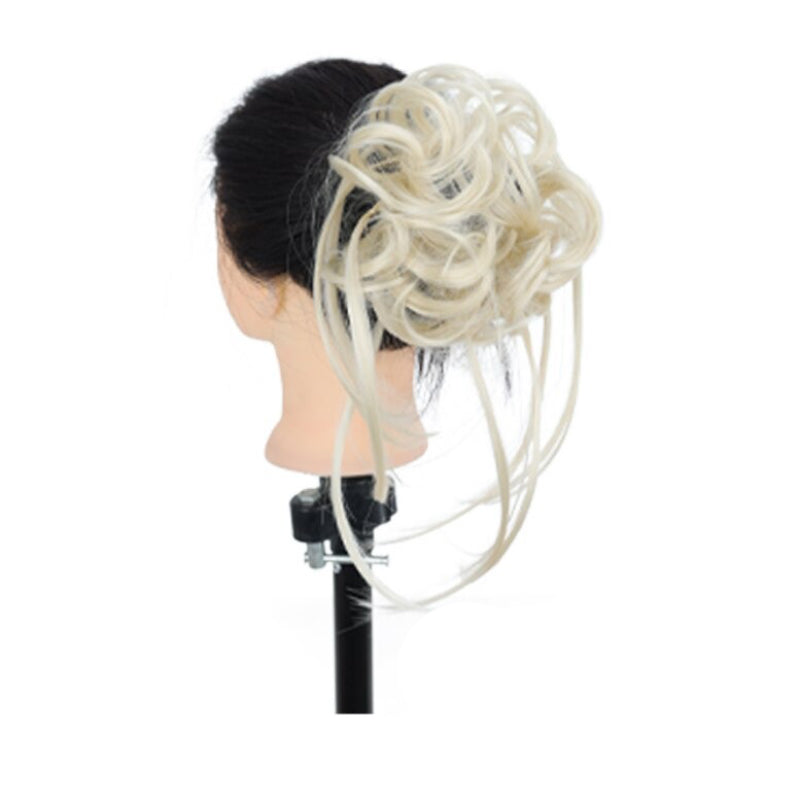 Women's Ponytail Extension Brown High-Temperature Fiber Messy Curly Hair