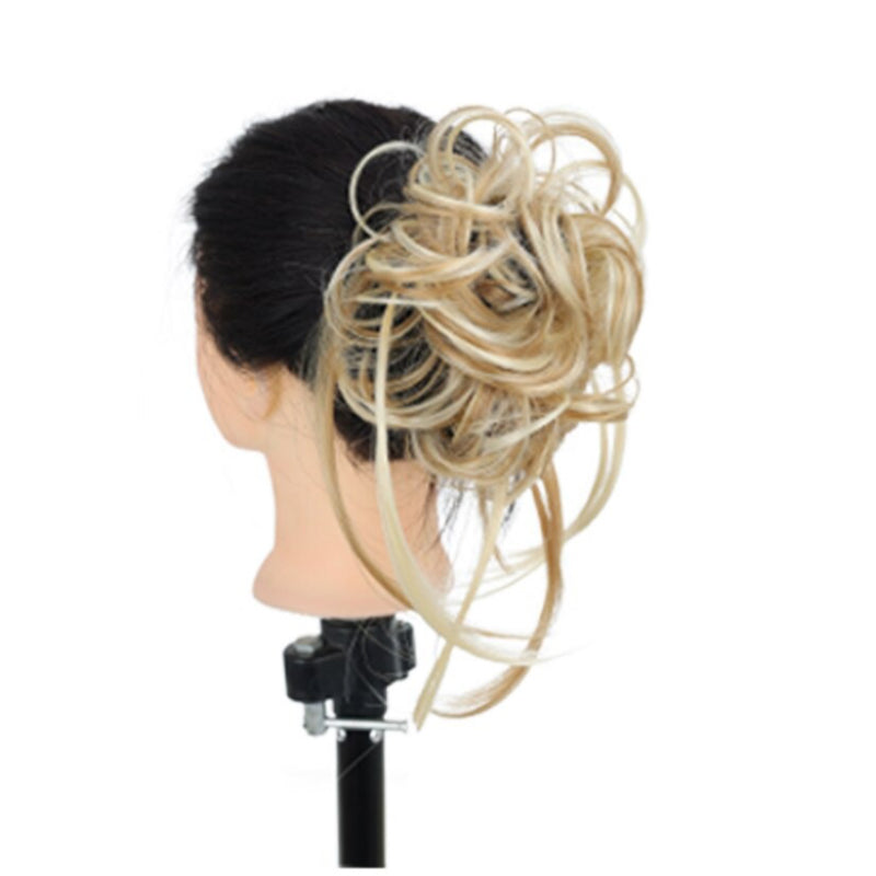Women's Ponytail Extension Brown High-Temperature Fiber Messy Curly Hair